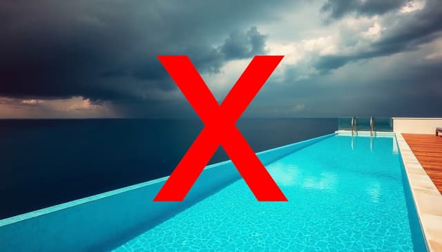Pool crossed out