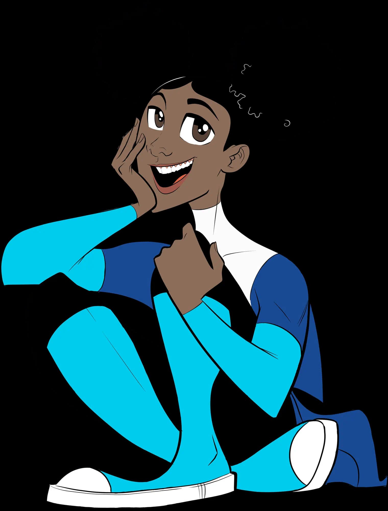 Character posing - home-student